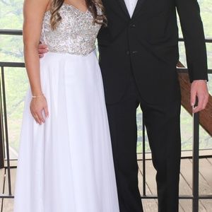 White Tiffany Prom Dress